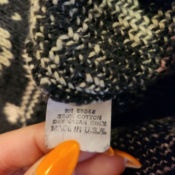 Sweater Loft New York Vintage Lace Trim Sweater Blue Size Medium - Picture 5 of 9